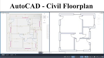 Civil Floor Plan in AutoCAD | Learn Civil Floor Planning in AutoCAD