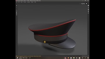 Autodesk Maya and substance painter- Army officer hat Modeling (part 1(design))