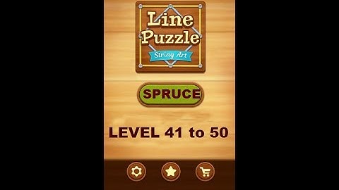 Line Puzzle: String Art Spruce Level 41 to 50 Walkthrough | LinePuzzle: String Art Spruce Levels