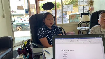 Learning Laos- Counting 1-20