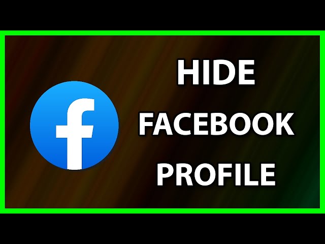 How to hide your facebook profile from public | make Facebook account Private (2023) class=