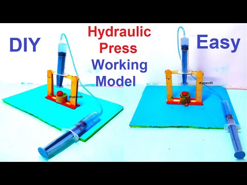 hydraulic press working