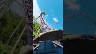 MYSTIC - Walibi Rhône-Alpes - POV #mystic #walibira #gerstlauer #montagnerusse #shorts @Coaster-Toaster