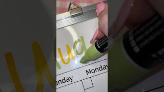 August whiteboard calendar