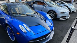Junior H Pagani Huayra, Bugatti Chiron, Czinger at Rodeo Drive Concours de Elegance