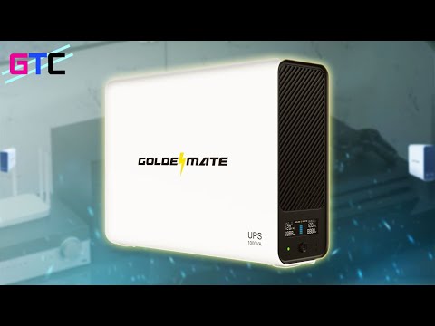 Unboxing GoldenMate 4 Outlets UPS 1000VA/800W UPS Battery Backup