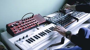 Dawless Jam with Neutron behringer, drumbrute impact, TD -3  and volca keys