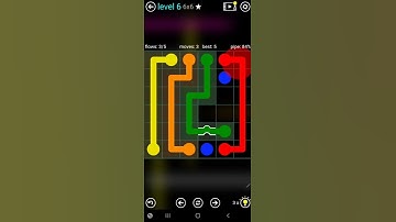 How To Solve Flow Free Bridges Blue Pack Level 6 6x6 Board Walk Through Solution Walkthrough