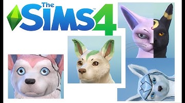 Sims 4: Creating Some Eeveelutions in CAS
