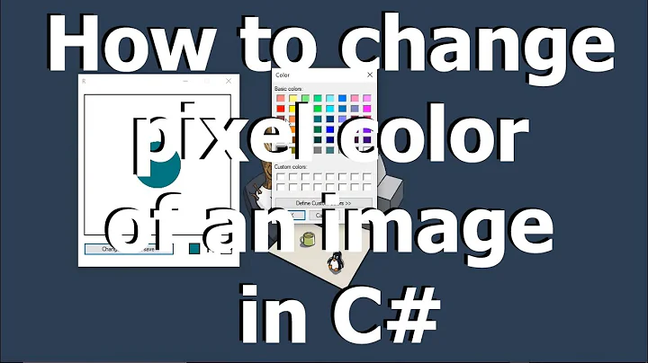 How to change pixel color of an image in C#