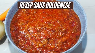 CARA MEMBUAT SAUS BOLOGNESE SENDIRI ! SAUS UNTUK SPAGHETTI - LASAGNA - PIZZA