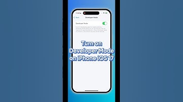 How to Enable Developer Mode on iPhone iOS 17 - Developer Mode Not Showing Fix #shorts