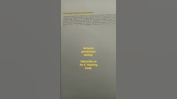 network Penetration Testing #cybersecurity #hacker #bonisecurity