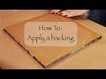 How To Finish The Back Of A Canvas Painting | how do I acrylic painting diy tutorial