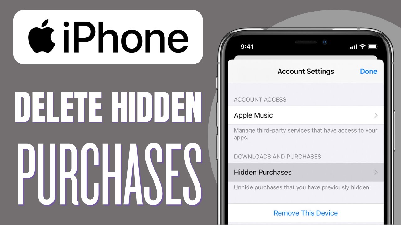 How to Delete Hidden Purchases on iPhone: The Ultimate Guide