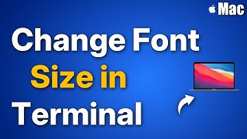 Hoe u de lettergrootte en -stijl van de terminal op een Mac kunt wijzigen