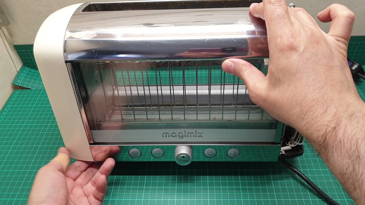 How to fix a toaster that won't stay down, magimix toaster YouTube