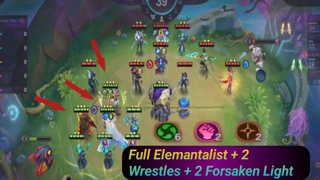 Full Elementalist Combo Wrestler + Forsaken Light |Combo Bar-bar