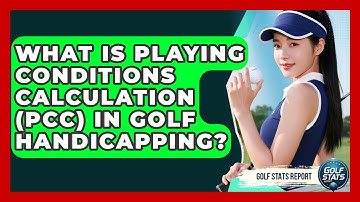 What Is Playing Conditions Calculation (PCC) In Golf Handicapping? - Golf Stats Report