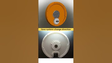 Clockwise to Counter-Clockwise Motion | Gear Mechanism ✅ #automobile #newdesign #cadcam #solidworks