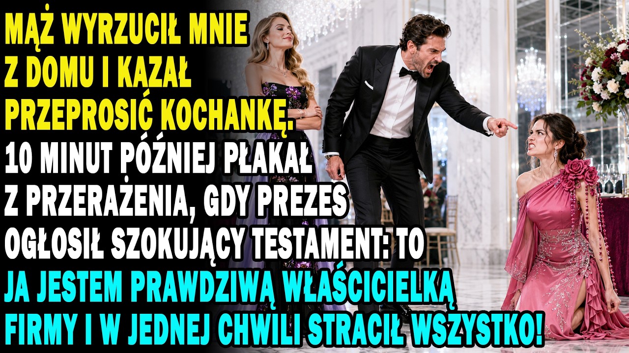 Stałam na własnym podwórku, a mój mąż kazał mi przeprosić kobietę, którą przed chwilą poznałam. „Przeproś Ewę tu i teraz, a potem spakuj rzeczy i wynieś się z tego domu” – powiedział chłodno....