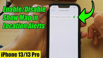 iPhone 13/13 Pro: How to Enable/Disable Show Map in Location Alerts