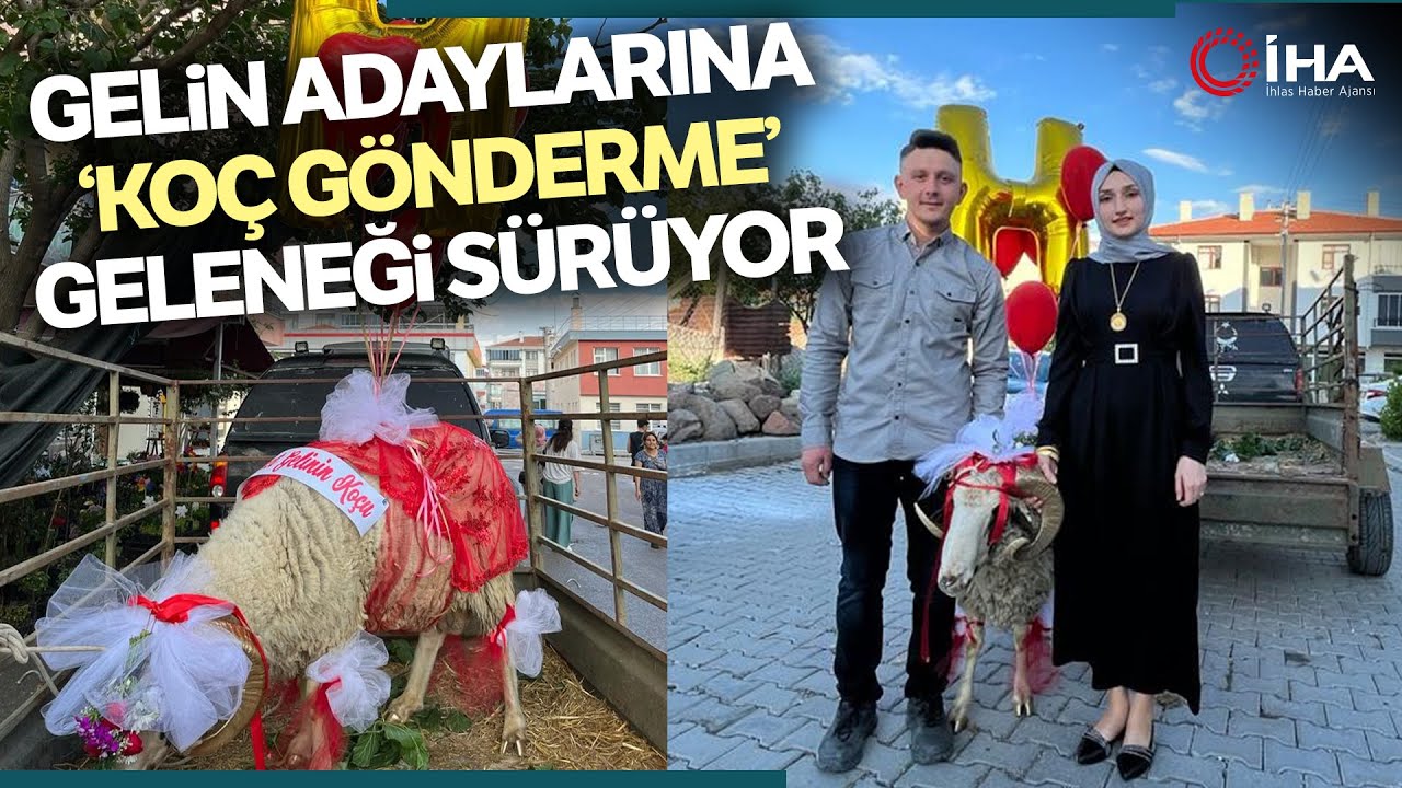 Beypazarı’nda Gelin Adaylarına ‘Koç Gönderme’ Geleneği Sürüyor