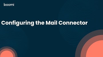 Configuring the Mail Connector