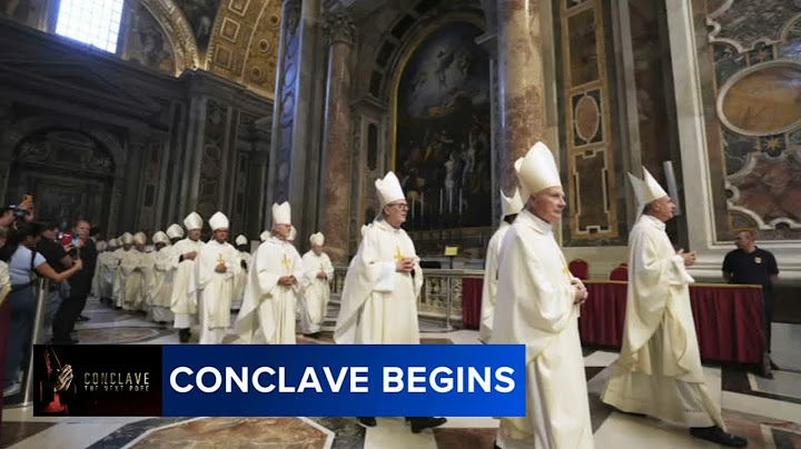 Conclave to begin process of selecting new pope