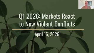 Q1 2026: Markets React to New Violent Conflicts