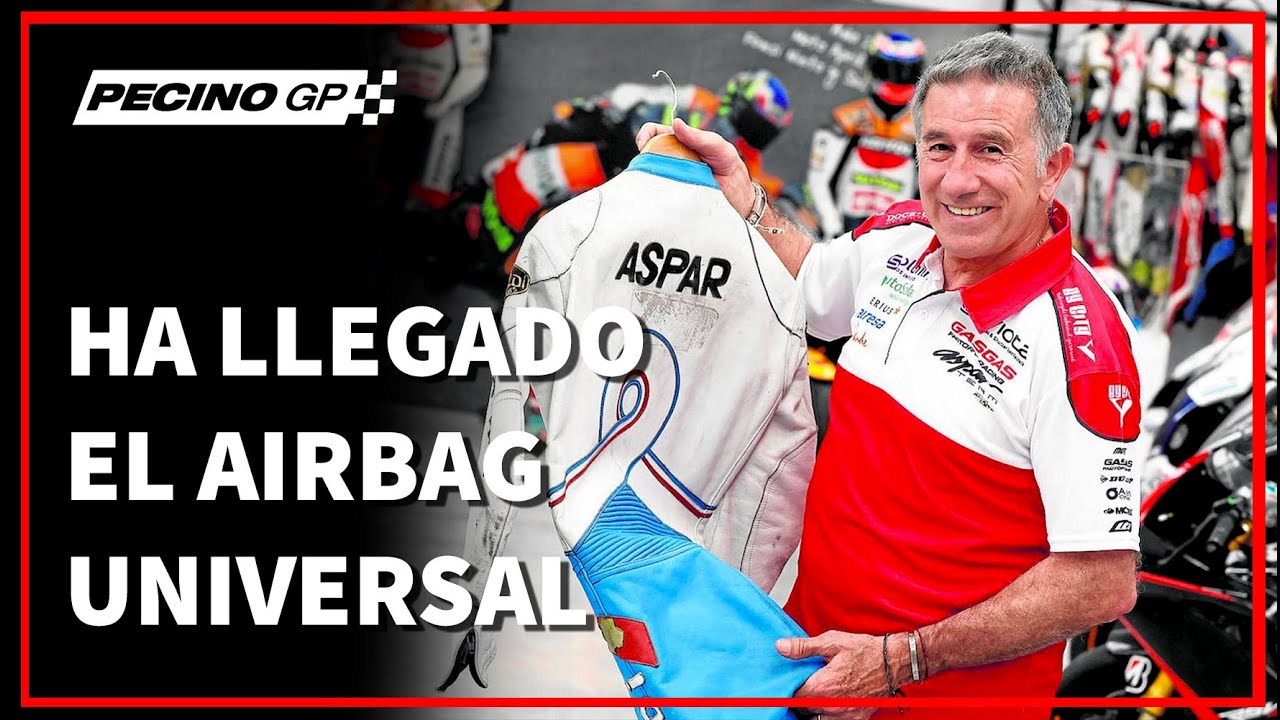 Jorge Martínez Aspar presentó su nuevo chaleco airbag para