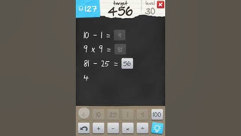 6 Numbers by Brainbow Answers Level 30