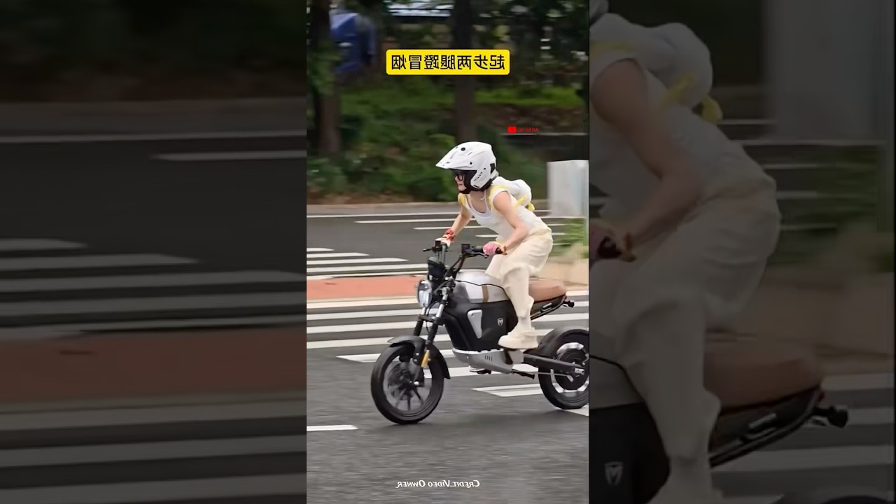 Mini Rider, Big Confidence! 🏍️✨