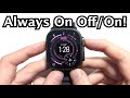 Apple Watch Ultra 3 Always On Display How to Turn Off / On!