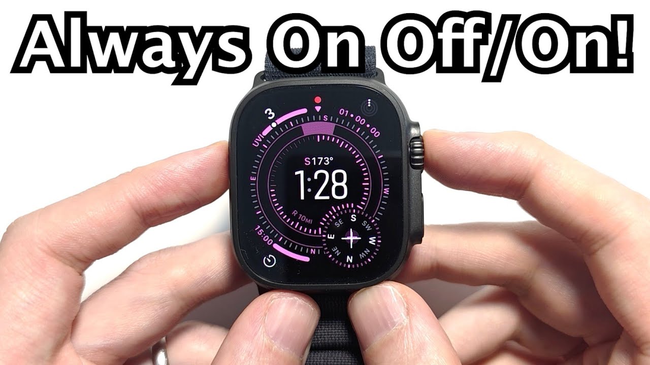 Как выключить/включить функцию Always On Display на Apple Watch Ultra 3!