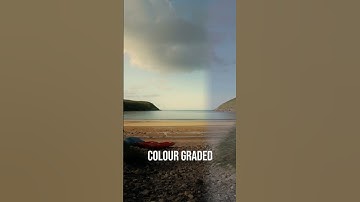 Before vs after colour grading