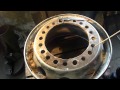 DAF колесный диск  ремонт,восстановление