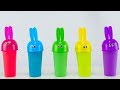 5 Colors Bunny Mold with Surprise Pj Masks Toys - Pj Masks Wrong Heads with Kinetic Sand