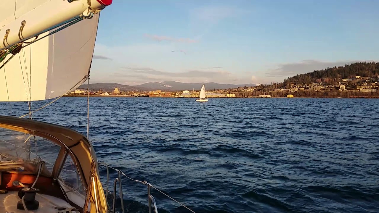 Sailing Annabella March 3 2019 sail Bellingham Bay Newport 41