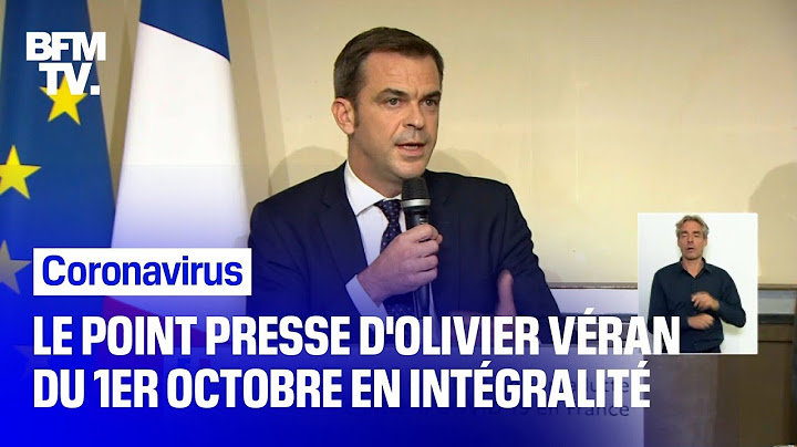 Coronavirus: l'intégralité du point presse d'Olivier Véran du 1er octobre
