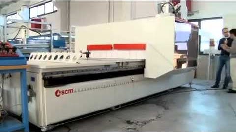 SCM Pratix S Nesting CNC Machine centre.mp4