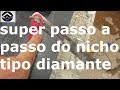 PASSO A PASSO COMPLETO DA CONFECÇÃO DE UM NICHO COM BORDAS DIAMANTE(82)