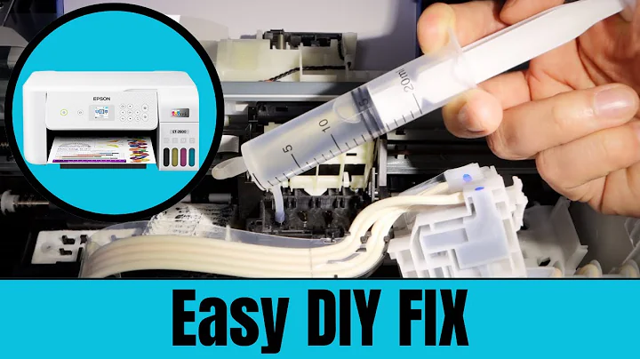 Epson ET 2800, 2803, 2700, 4800 Printhead Cleaning - NOT PRINTING Color, Black, Blank Pages [FIXED!]