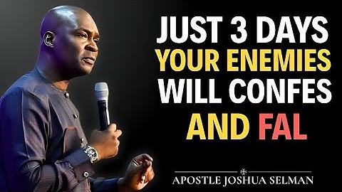 Your Enemies Will Confess — Send It Back with SAND in 3 Days | Joshua Selman