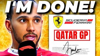 Lewis Hamilton Fuming At Ferrari For Humiliating Elimination During Qatar Gp Sprint Qualifying