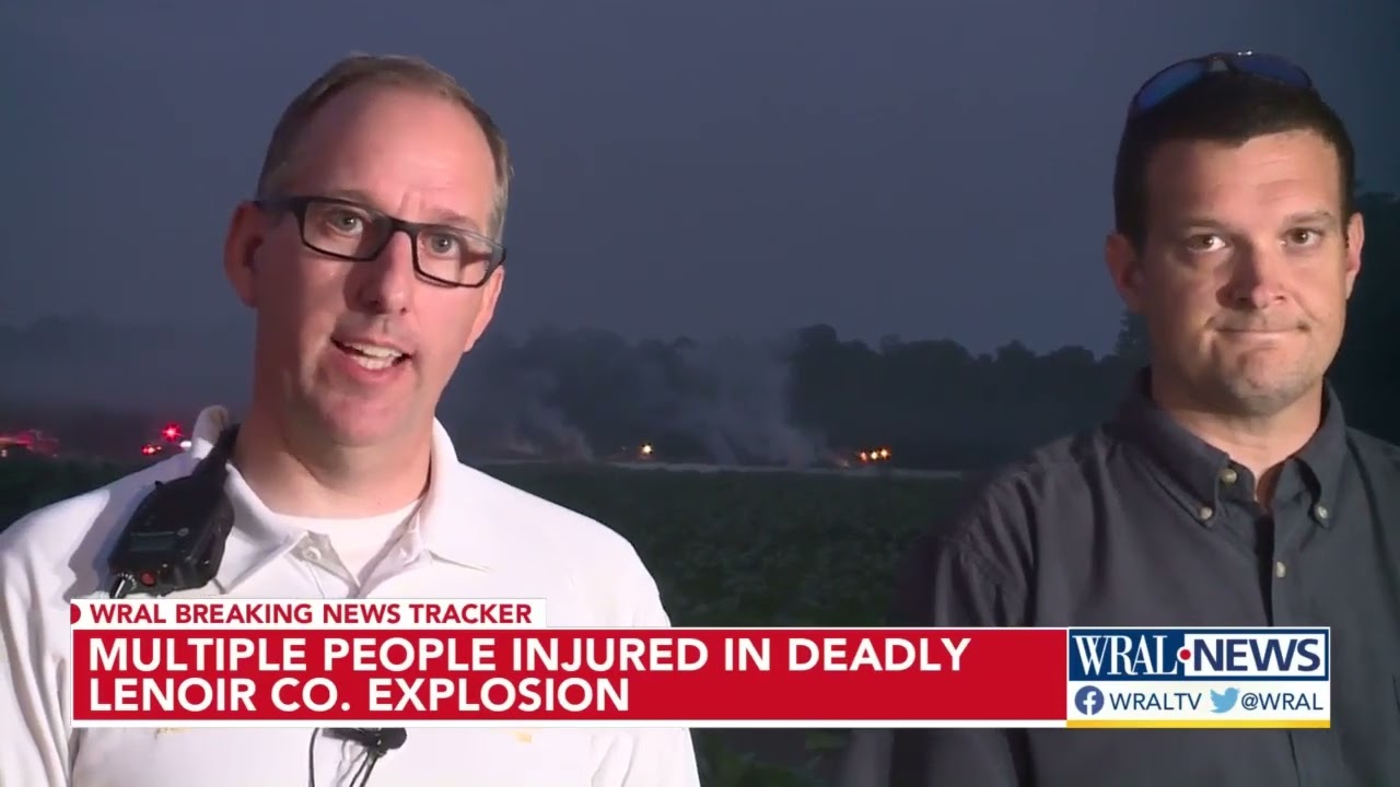 1 killed, 3 firefighters injured in Lenoir County, North Carolina fireworks explosion