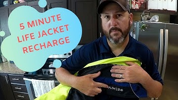 EASY! Rearm/Recharge an Onyx A/M 24 Life Jacket/Vest