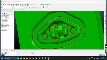 Corner Pencil Finishing Delcam Power mill 3D Programming###