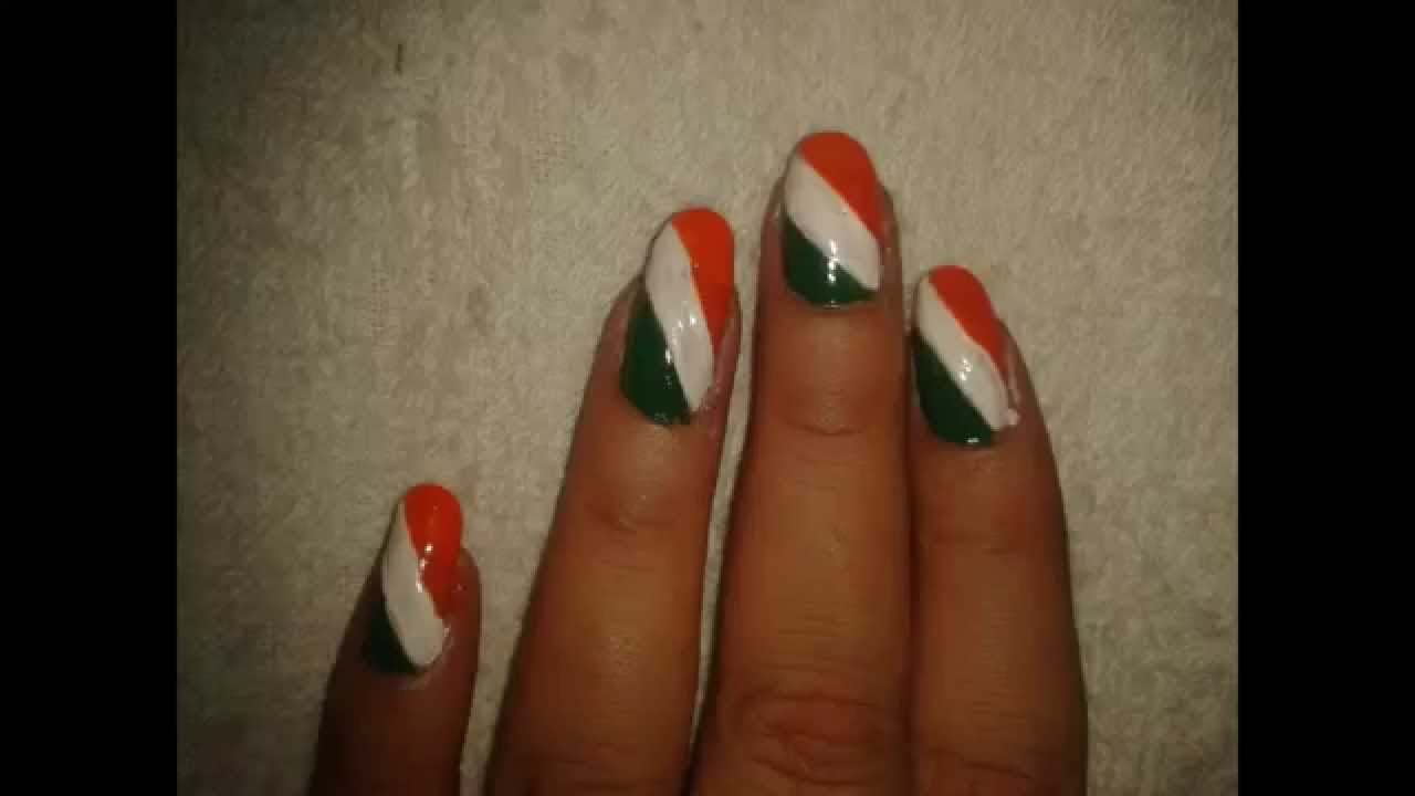 Nail Art: Celebrate Republic Day in Tricolor Style