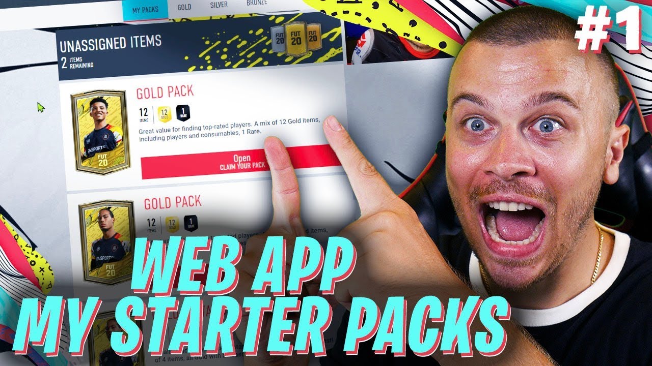 FIFA 20 FUT WEB APP - MY ULTIMATE TEAM STARTER PACKS! 